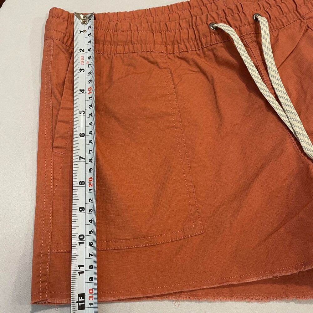 ~ VUORI Med Vintage Ripstop Short DuraTerra Rust Terracotta Womens Cut Off VW385 - Picture 10 of 16